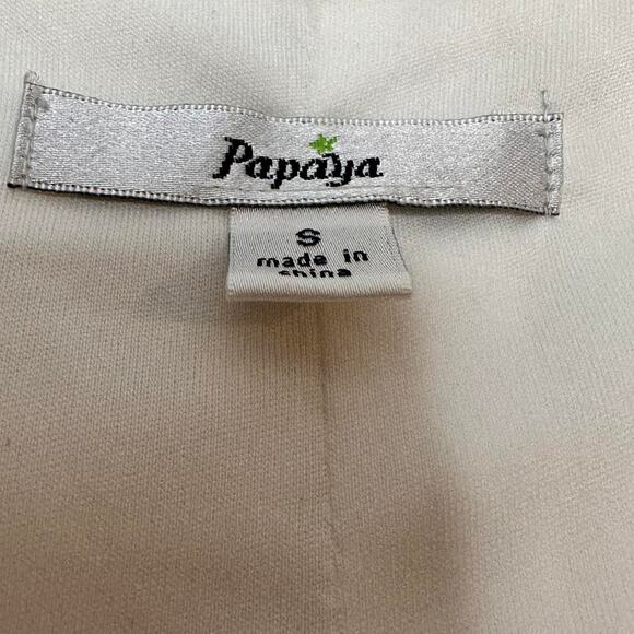 Papaya Vintage White Fur Vest Super Soft & Perfect Fall Staple - Picture 4 of 4